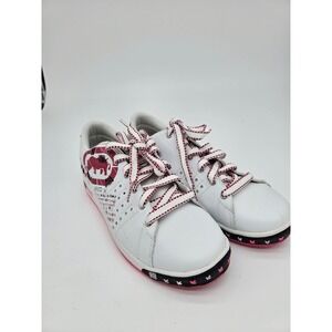Red by Marc Ecko 8.5 Women's Sneakers Gold Silver White Rhinestone Y2k BLing